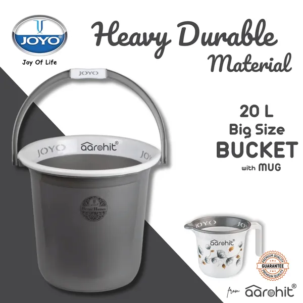 AAROHIT_JOYO_Grey_Bucket_Set_For_Bathroom_Bucket_And_Mug_Joyo_Better_Homes