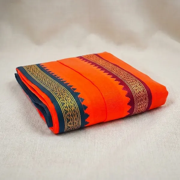 Pure_Soft_Cotton_Men_S_Ethnic_And_Traditional_Gamchha_Angochha_Lightweight_And_Unique_Design_Quick_Absorption_Gamcha_In_Orange_Gamcha