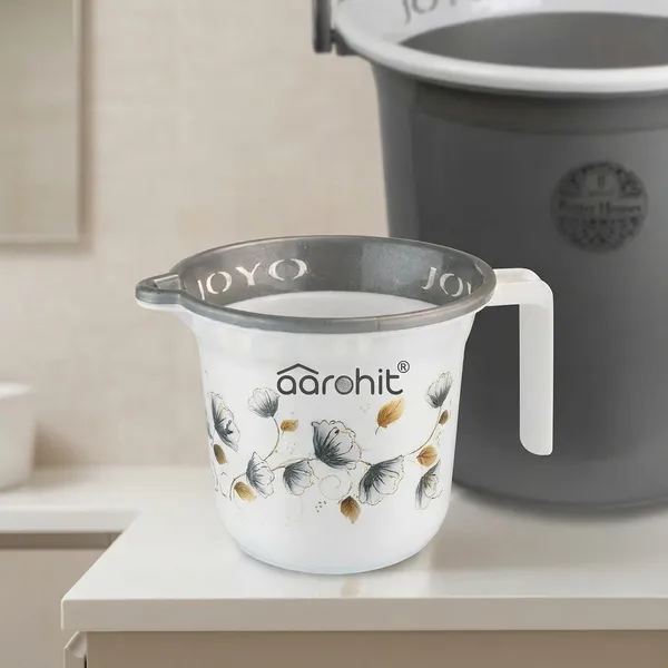 Grey_Joyo_Bucket_Set_For_Bathroom_Plastic_Bucket_Modern_Plain_Aesthetic_Bucket_For_Bathroom