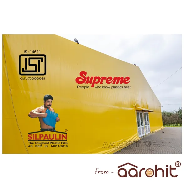 AAROHIT®_Silpaulin®_Tarpaulin_90_GSM_100%_Waterproof_UV_Resistant_Cross_Laminated_Multi_Layer_Tarpaulin_Tirpal_Reinforced_Eyelets,_Swiss_Technology