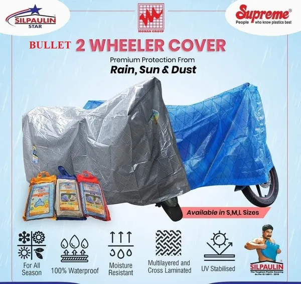 Silpaulin_Multilayer_Cross_Laminated_2_Wheeler_Cover_100%_Waterproof_Easy_To_Handle_Durable_Cost_Effective_Size_Medium_Color_Blue_or_Grey