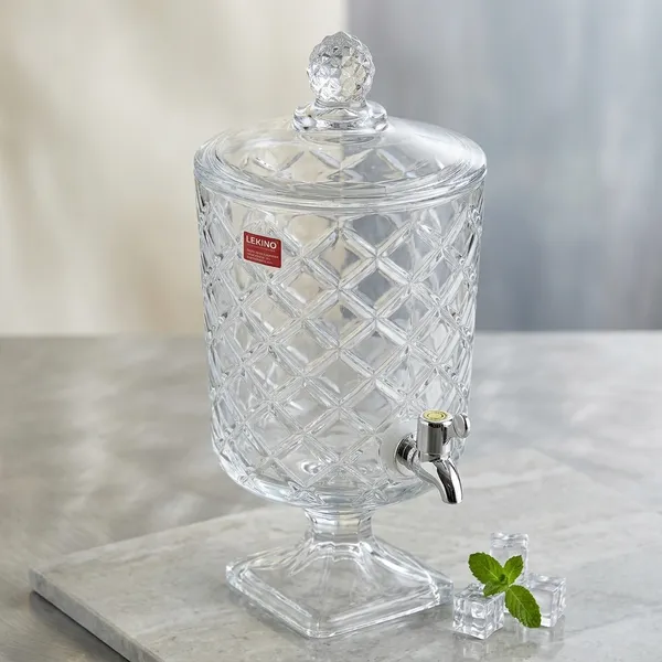 Glass_Decorative_Diamond-Cut_Pattern_Beverage_Dispenser_With_Lid_3LTR