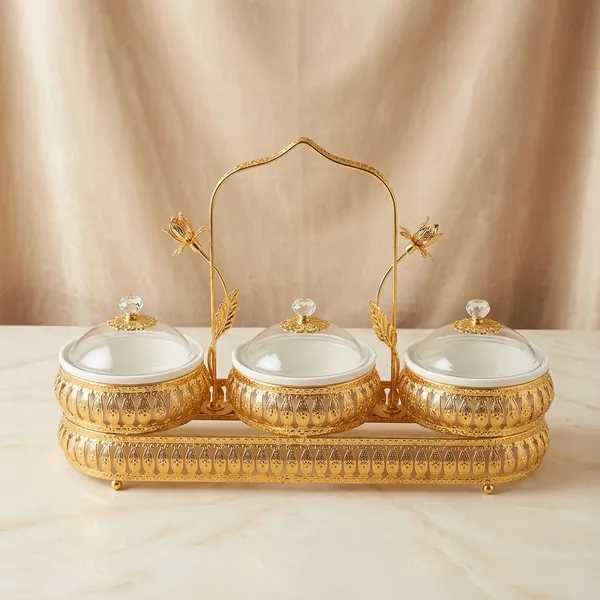 Stainless_Steel_Ornate_Filigree_Three_Bowl_Serving_Set_Arch_Handle_Set_Of_3
