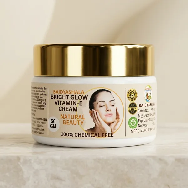 Baidyashala_Bright_Glow_Vitamin_E_Aloe_Vera_Face_Cream_50G
