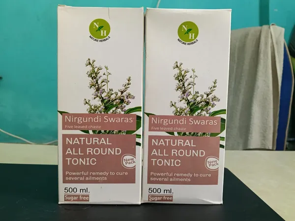 Baidyashala_Nirgundi_Swaras_Sugar_Free_Herbal_Tonic_500Ml