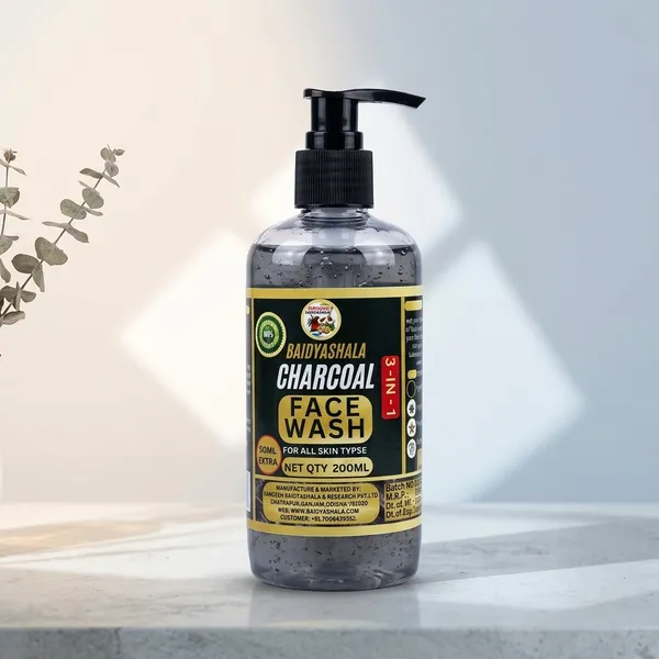 Baidyashala_Activated_Charcoal_Aloe_Vera_Vitamin_E_Face_Wash