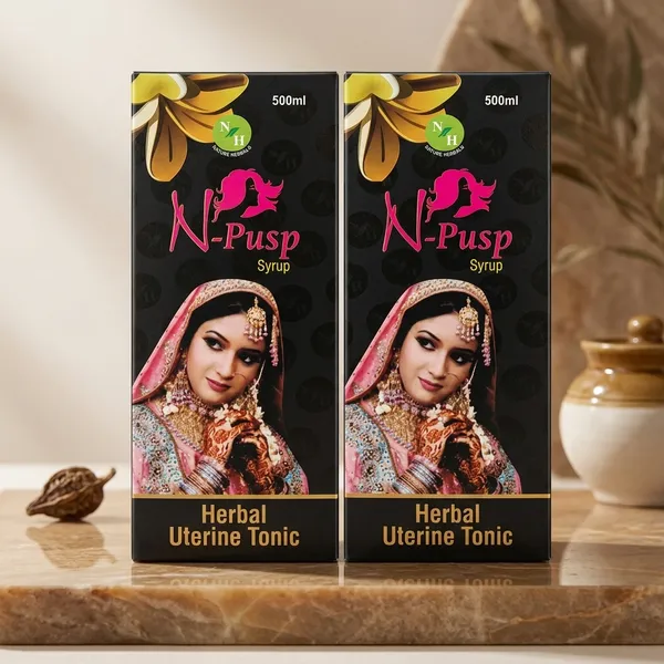 N-Pusp_Ashoka_Shatavari_Lodhra_Herbal_Uterine_Tonic_Syrup_500Ml