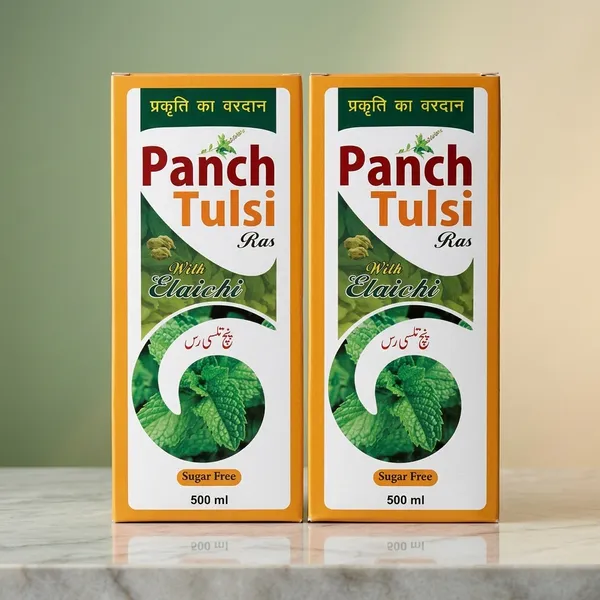 Baidyashala_Panch_Tulsi_Elaichi_Sugar_Free_Herbal_Juice_500Ml