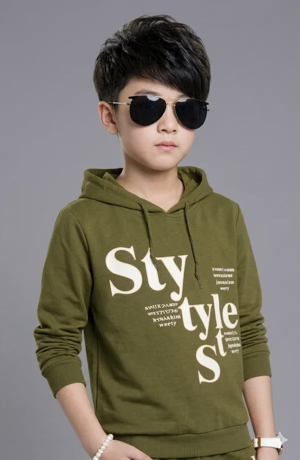 Boys_Olive_Green_Hoodie_With_'Style'_Typography_Print