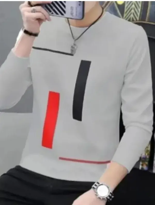 Men'S_White_Long_Sleeve_T-Shirt_With_Geometric_Color_Block_Design