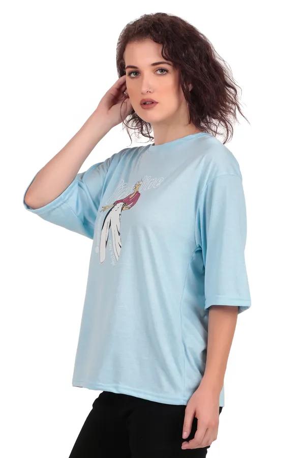 Oversized_Graphic_Print_T-Shirt_-_Never_Look_Back_Slogan_Tee