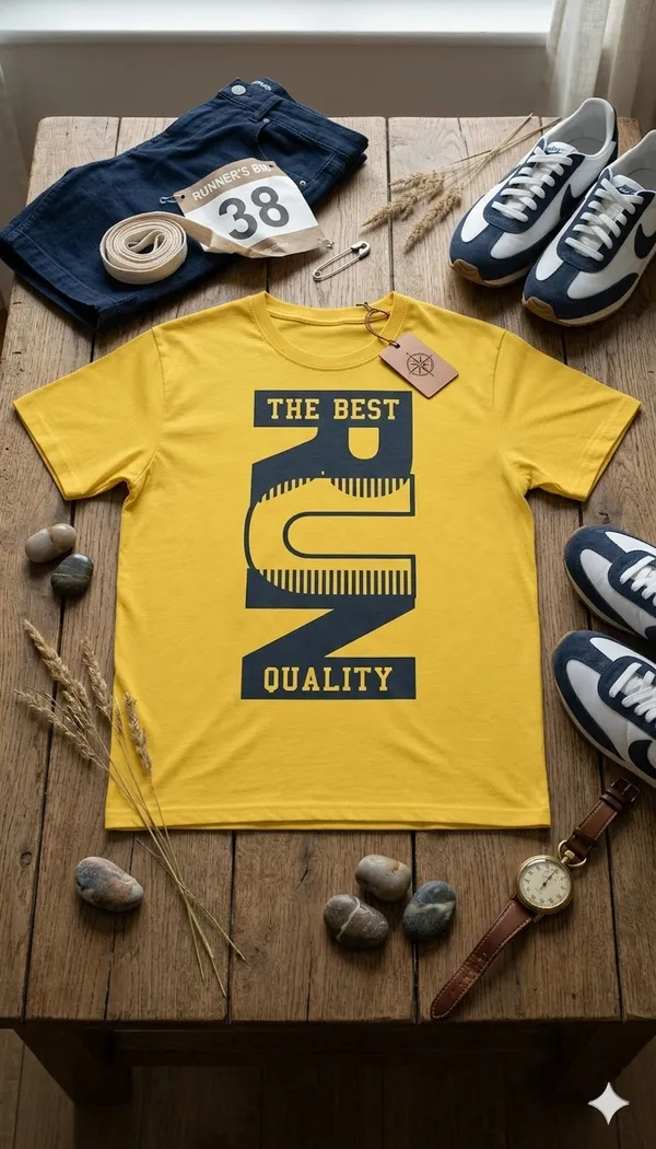 Kids_Yellow_Graphic_Print_T-Shirt_-_'The_Best_Quality'_Design