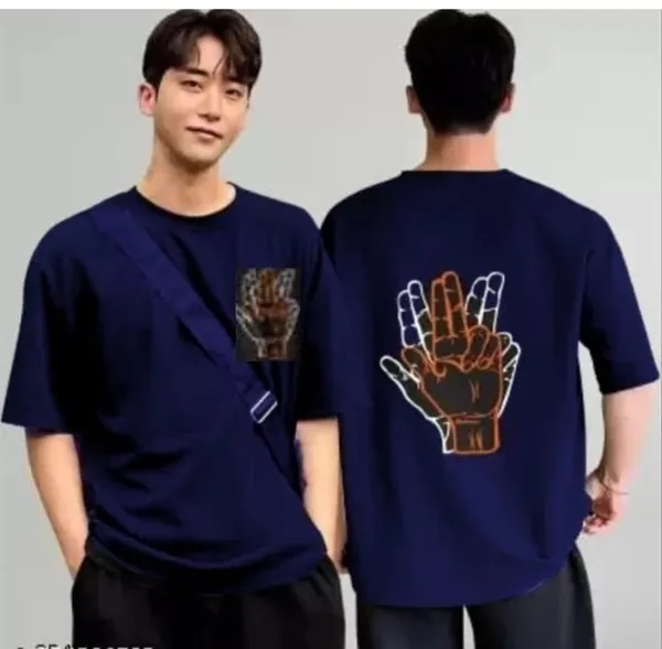 Navy_Blue_Hand_Print_Graphic_T-Shirt_For_Men_-_Regular_Fit