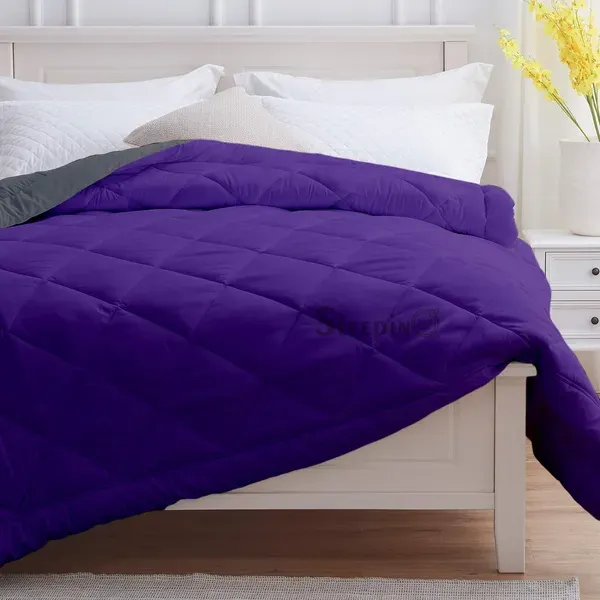 Purple_Dark_Grey_Breathable_Microfiber_Machine_Washable_150_Gsm_Ac_Reverse_Cover