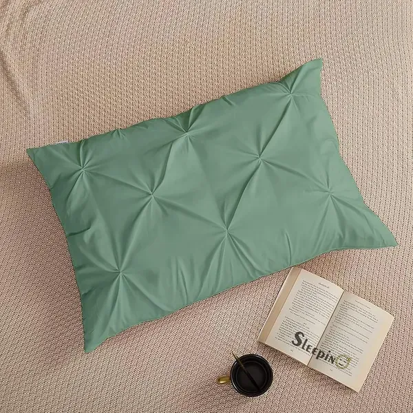 Pack_Of_6_Emerald_Green_400_Tc_Egyptian_Cotton_Rich_Pintuck_Pinch_Pleated_Pillow_Cover