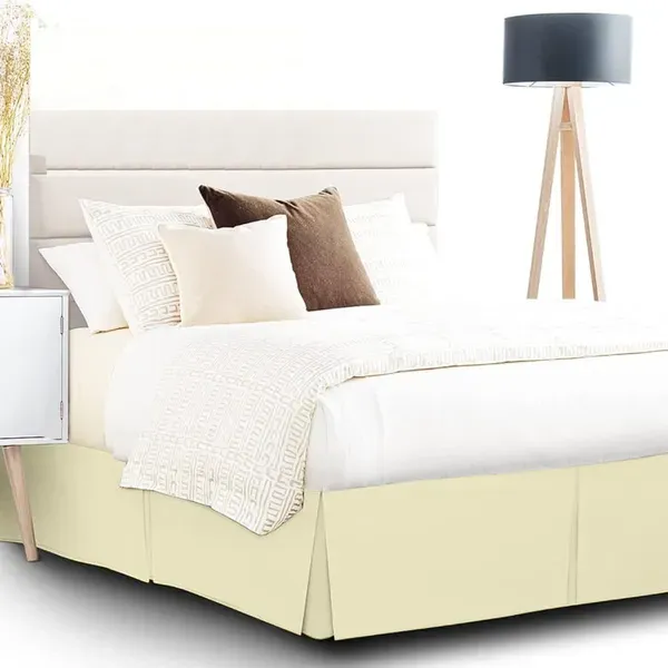 Ivory_Easy_Fit_Box_Pleated_Bed_Skirt