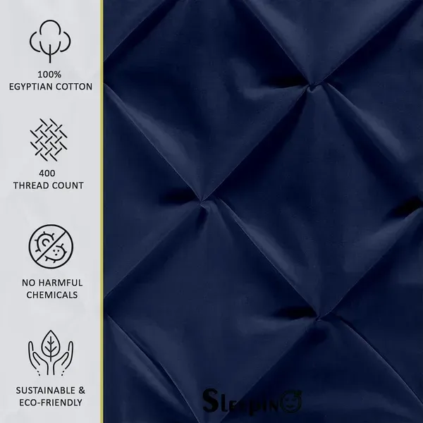 Pack_Of_2_Navy_Blue_Microfiber_Pinch_Pleated_Machine_Washable_Pillow_Cover