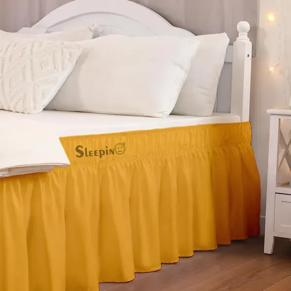 Gold_Wrinkle_Free_Brushed_Microfiber_Wrap_Around_Easy_Elastic_Fit_Bed_Skirt