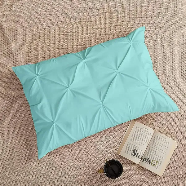 Pack_Of_8_Aqua_Blue_400_Tc_Egyptian_Cotton_Rich_Pintuck_Pinch_Pleated_Pillow_Cover