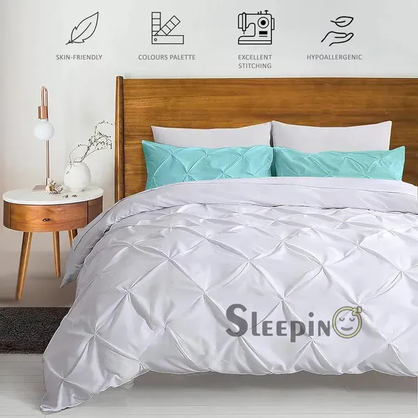 Pack_Of_8_Aqua_Blue_400_Tc_Egyptian_Cotton_Rich_Pintuck_Pinch_Pleated_Pillow_Cover