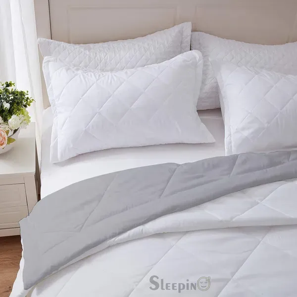 White_Breathable_Microfiber_Machine_Washable_150_Gsm_Ac_Reversible_Cover