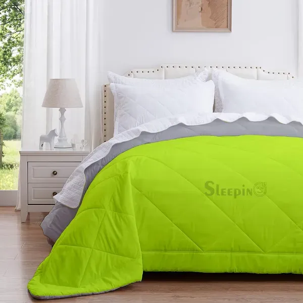 Green_Breathable_Microfiber_Machine_Washable_150_Gsm_Ac_Reversible_Cover