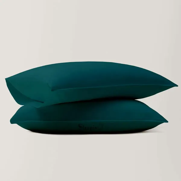 Pack_Of_8_Teal_Super_Soft_Cotton_Finish_Microfiber_Machine_Washable_Pillow_Cover