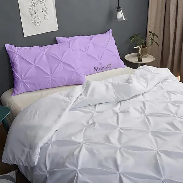 Pack_Of_8_Lavender_400_Tc_Egyptian_Cotton_Rich_Pintuck_Pinch_Pleated_Pillow_Cover