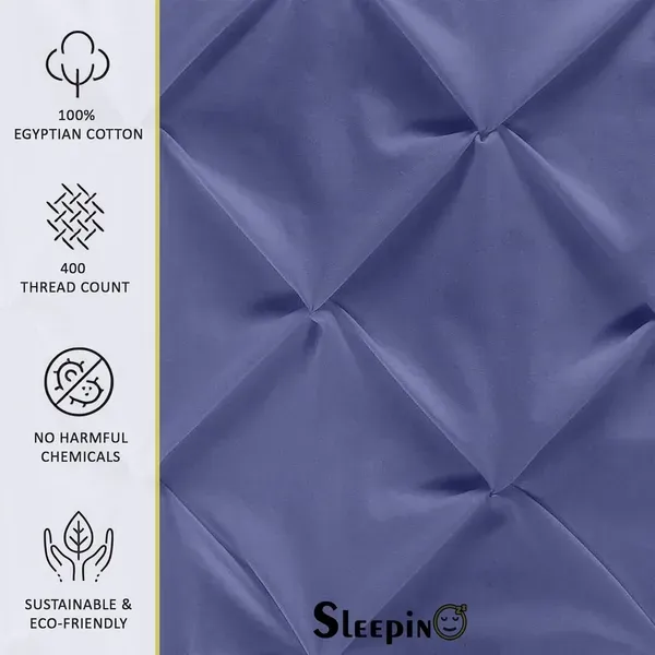 Pack_Of_2_Blue_Microfiber_Pinch_Pleated_Machine_Washable_Pillow_Cover