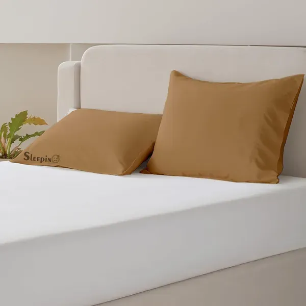 Pack_Of_8_Beige_Super_Soft_Cotton_Finish_Microfiber_Machine_Washable_Pillow_Cover