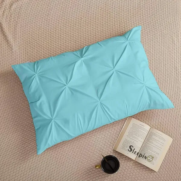 Pack_Of_4_Sky_Blue_400_Tc_Egyptian_Cotton_Rich_Pintuck_Pinch_Pleated_Pillow_Cover