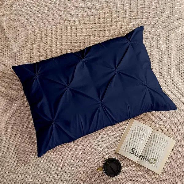 Pack_Of_8_Navy_Blue_Microfiber_Pinch_Pleated_Machine_Washable_Pillow_Cover