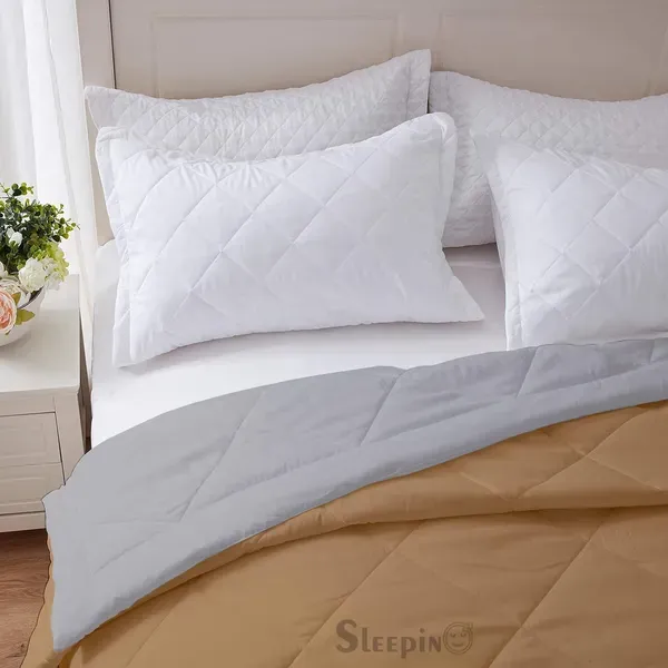 Beige_Breathable_Microfiber_Machine_Washable_150_Gsm_Ac_Reversible_Cover