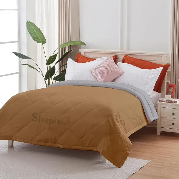 Beige_Breathable_Microfiber_Machine_Washable_150_Gsm_Ac_Reversible_Cover