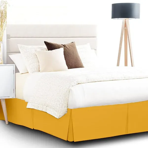 Gold_Easy_Fit_Box_Pleated_Bed_Skirt