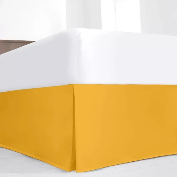 Gold_Easy_Fit_Box_Pleated_Bed_Skirt