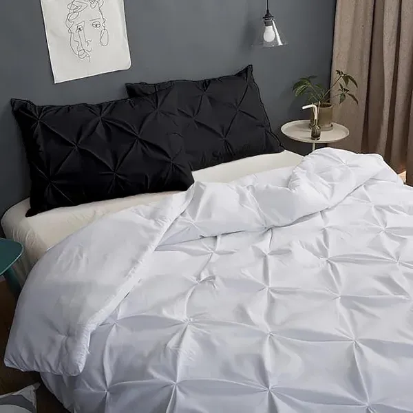 Pack_Of_2_Black_Microfiber_Pinch_Pleated_Machine_Washable_Pillow_Cover
