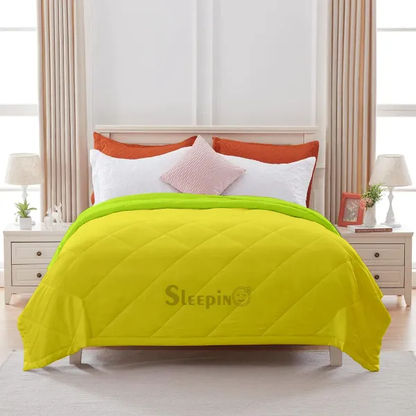 Vanilla_Yellow_Microfiber_Breathable_Lightweight_Quilt_200_Gsm_Comforter_Cover