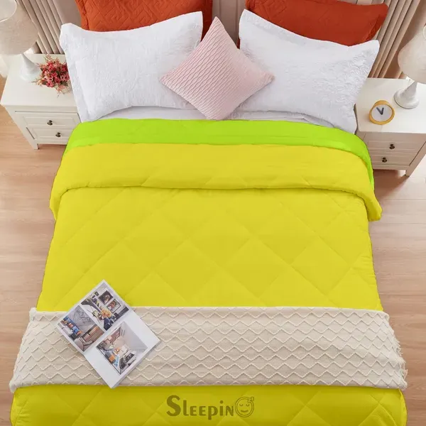 Vanilla_Yellow_Microfiber_Breathable_Lightweight_Quilt_200_Gsm_Comforter_Cover