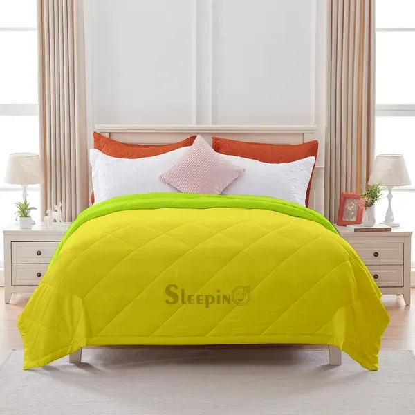 Vanilla_Yellow_Microfiber_Breathable_Lightweight_Quilt_200_Gsm_Comforter_Cover