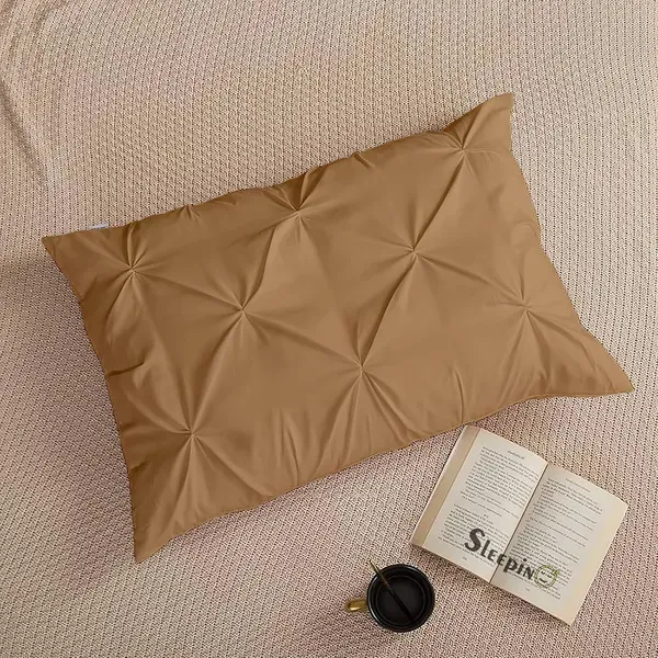 Pack_Of_2_Beige_Microfiber_Pinch_Pleated_Machine_Washable_Pillow_Cover