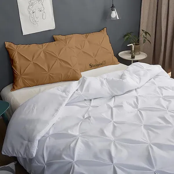 Pack_Of_2_Beige_Microfiber_Pinch_Pleated_Machine_Washable_Pillow_Cover