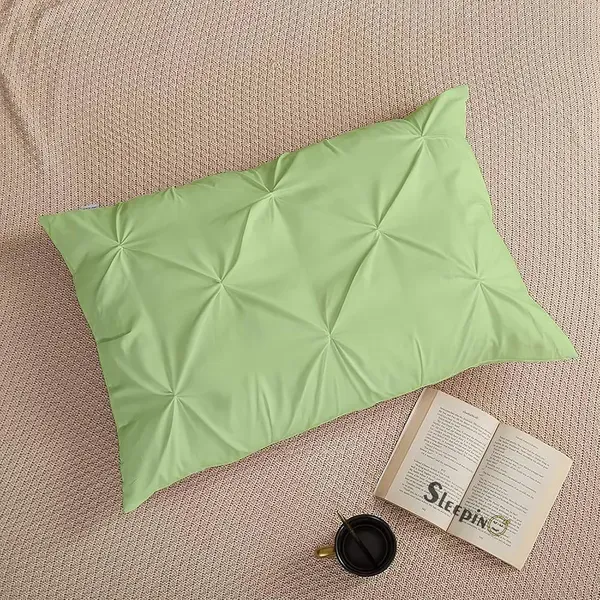 Pack_Of_6_Green_400_Tc_Egyptian_Cotton_Rich_Pintuck_Pinch_Pleated_Pillow