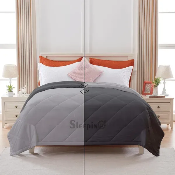 Dark_Grey_Microfiber_Breathable_Lightweight_Quilt_200_Gsm_Comfort_Cover