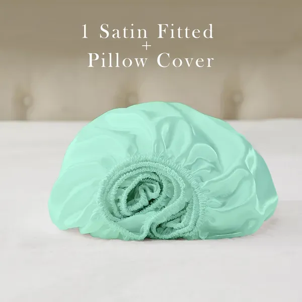 Sleepino_Luxurious_Satin_Elastic_Fitted_Bedsheet_For_With_Pillow_Covers