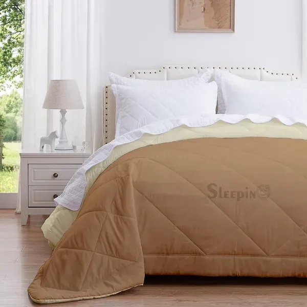 Beige_Ivory_Breathable_Microfiber_Machine_Washable_150_Gsm_Ac_Reversible_Cover