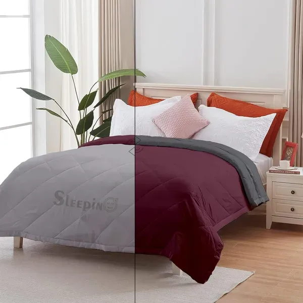 Wine_Breathable_Microfiber_Machine_Washable_150_Gsm_Ac_Reversible