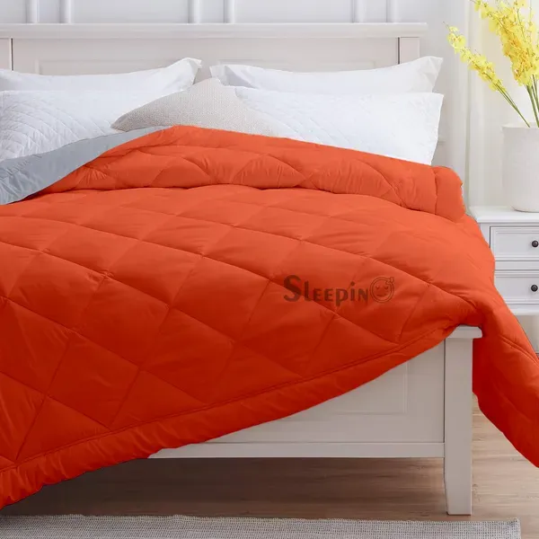 Orange_Breathable_Microfiber_Machine_Washable_150_Gsm_Ac_Reversible