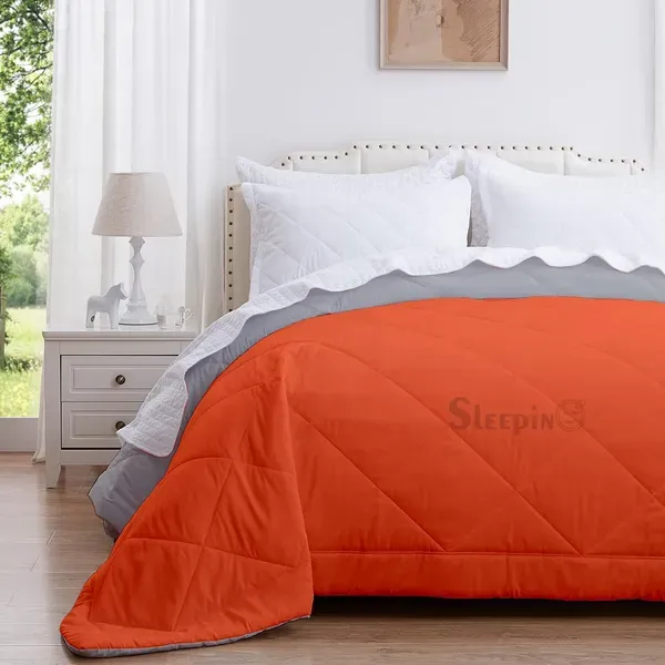 Orange_Breathable_Microfiber_Machine_Washable_150_Gsm_Ac_Reversible