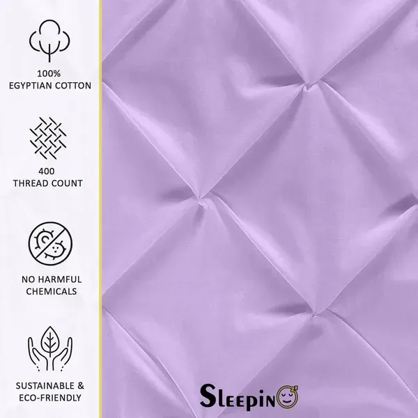 Pack_Of_6_Lavender_400_Tc_Egyptian_Cotton_Rich_Pintuck_Pinch_Pleated_Pillow_Cover